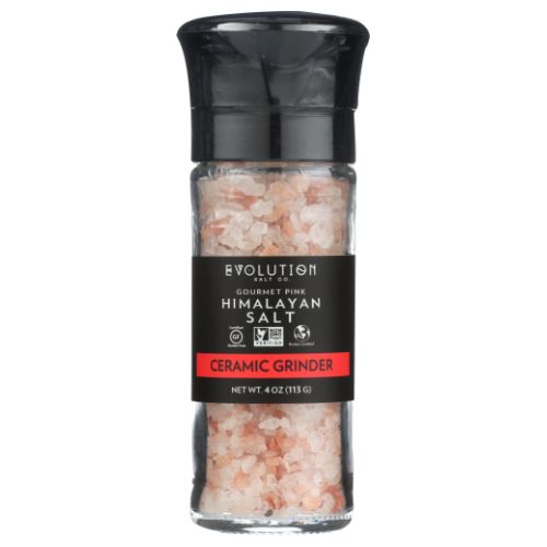 Evolution Salt, Himalayan Gourmet Salt, Grinder 4 oz