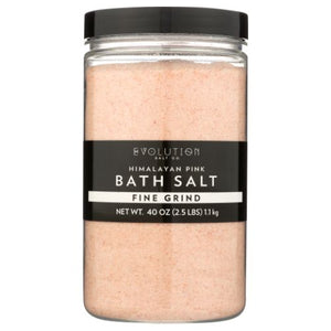 Evolution Salt, Himalayan Bath Salt, Fine Grind 40 oz