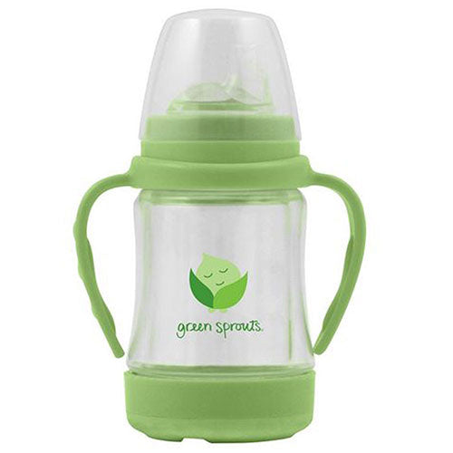 Green Sprouts, Sip 'n Straw Glass Cup, 1 Count