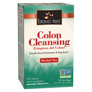 Bravo Tea & Herbs, Colon Cleansing Tea, 20 Bags