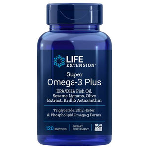 Life Extension, Super Omega-3 EPA/DHA with Sesame Lignans & Olive Fruit Extract, 120 Soft Gels