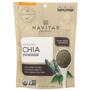 Navitas Organics, Organic Chia Seed Sprouted Powder, 8 Oz