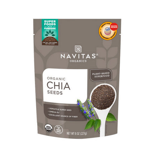 Navitas Organics, Chia Seed, 8 Oz