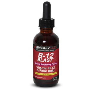 Bricker Labs, B-12 Blast Methycobalamin, Raspberry 2 fl oz
