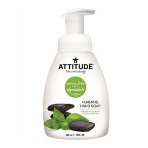Attitude, Foaming Hand Soap, Green Apple & Basil 10 fl oz