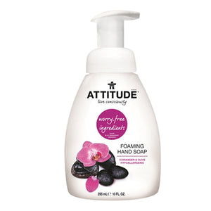 Attitude, Foaming Hand Soap, Coriander & Olive 10 fl oz