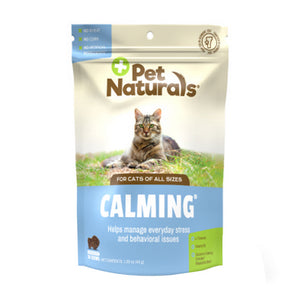 Pet Naturals of Vermont, Calming Supplements for Cats, 30 Chews