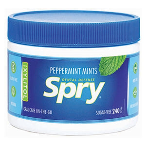 Xlear Inc, Spry Mints 100% Xylitol, Peppermint 240 Count
