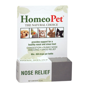 Nose Relief Drops 15 ml by HomeoPet Solutions