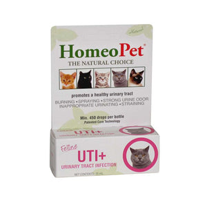 Feline UTI + Drops 15 ml by HomeoPet Solutions