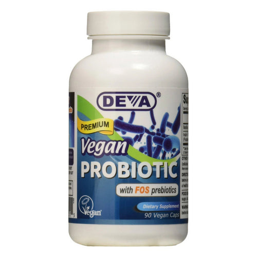 Deva Vegan Vitamins, Vegan Probiotic, 90 Caps