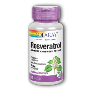 Solaray, Resveratrol, 75 mg, 60 Caps