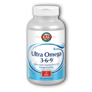 Kal, Ultra Omega 3-6-9, 200 Softgels