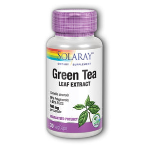 Solaray, Green Tea Extract, 500 mg, 30 Caps