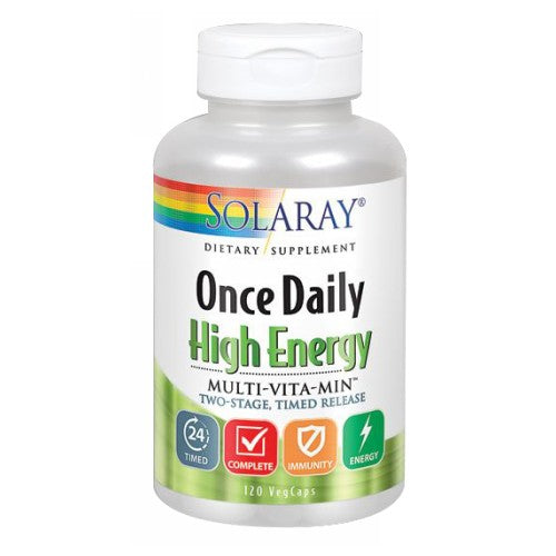 Solaray, Once Daily High Energy, 120 Caps