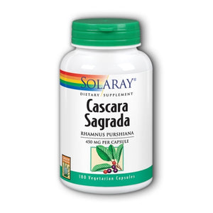 Solaray, Cascara Sagrada, 450 mg, 180 Caps
