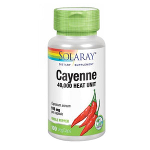 Solaray, Cayenne, 515 mg, 100 Caps