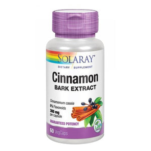 Solaray, Cinnamon Bark Extract, 300 mg, 60 Caps
