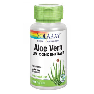 Solaray, Aloe Vera Gel Concentrate, 100 Caps