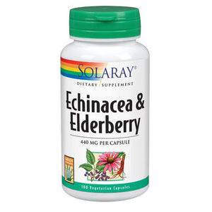 Solaray, Echinacea & Elderberry, 440 mg, 100 Caps