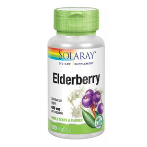 Solaray, Elderberry, 450 mg, 100 Caps
