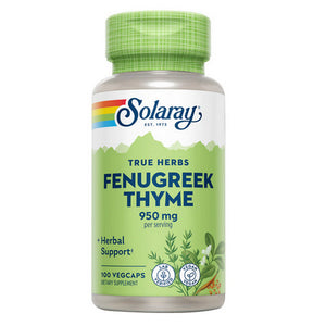 Solaray, Fenugreek & Thyme, 950 mg, 100 Caps