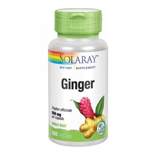 Solaray, Ginger Root, 100 Caps