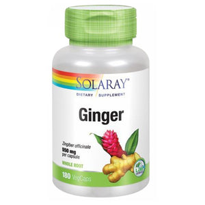 Solaray, Ginger Root, 550 mg, 180 Caps