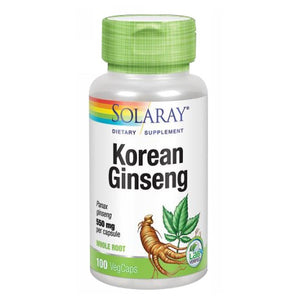 Solaray, Korean Ginseng, 550 mg, 100 Caps