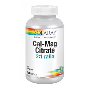 Solaray, Cal-Mag Citrate, 400 IU, 360 Caps