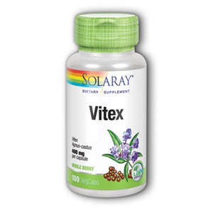 Solaray, Vitex, 400 mg, 100 Caps