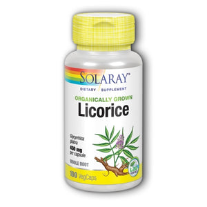 Solaray, Licorice, 100 Caps