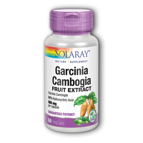 Solaray, Garcinia Cambogia Fruit Extract, 500 mg, 60 Caps