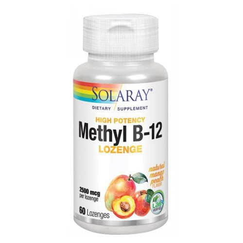 Solaray, Methyl B-12, Mango Peach 60 Lozenges