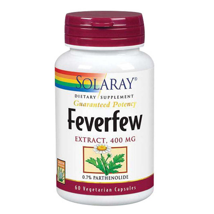 Solaray, Feverfew Aerial Extract, 350 mg, 60 Caps