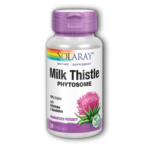 Solaray, Milk Thistle Phytosome, 30 Caps