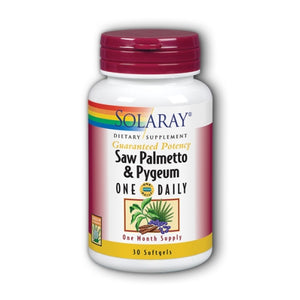 Solaray, Saw Palmetto and Pygeum, 30 Softgels
