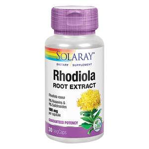 Solaray, Rhodiola Root Extract, 100 mg, 30 Caps