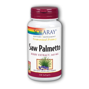 Solaray, Saw Palmetto Berry Extract, 160 mg, 120 Softgels