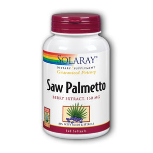Solaray, Saw Palmetto Berry Extract, 160 mg, 240 Softgels