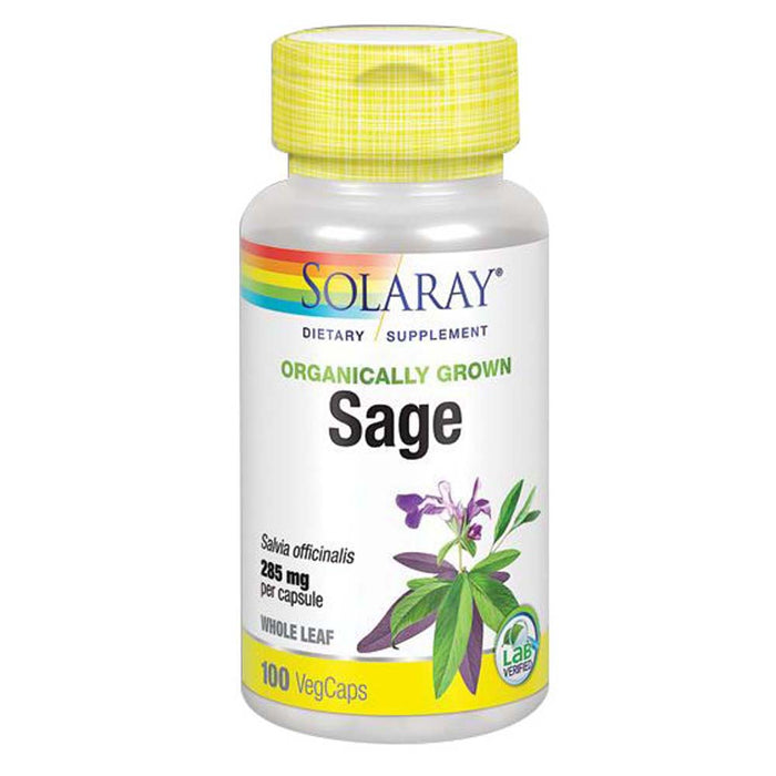 Solaray, Sage, 100 Caps