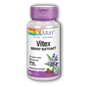 Solaray, Vitex Berry Extract, 225 mg, 60 Caps