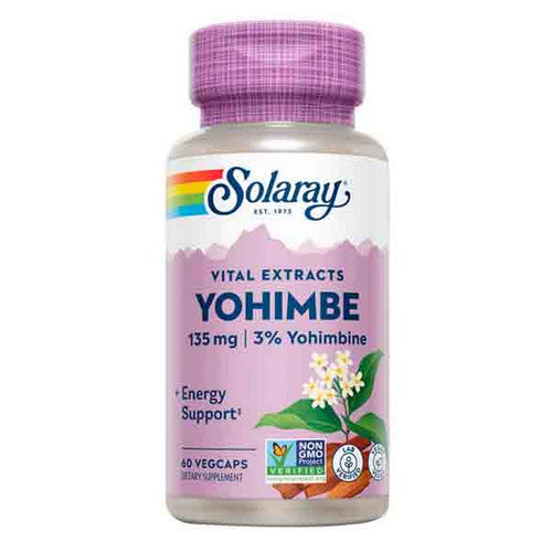 Solaray, Yohimbe Extract, 135 mg, 60 Caps