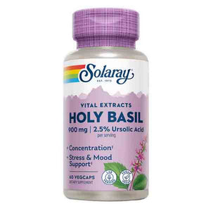 Solaray, Holy Basil, 450 mg, 60 Caps
