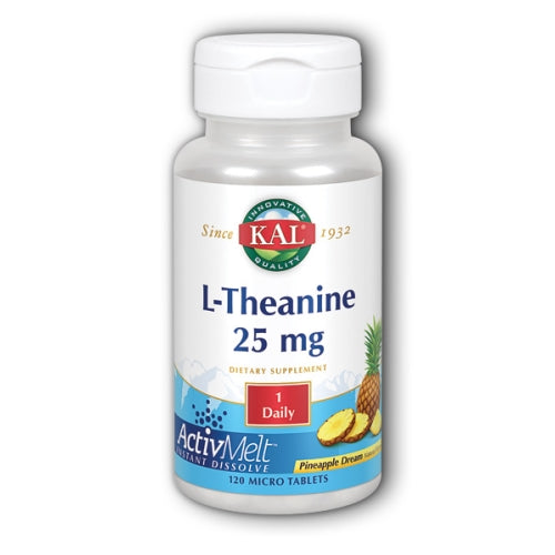 Kal, L-Theanine ActivMelt, 25 mg, 120 Tabs