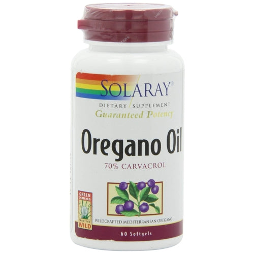 Solaray, Oregano Oil, 60 Softgels