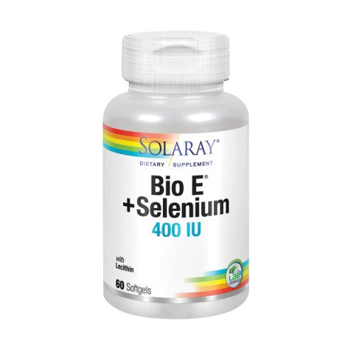Solaray, Bio E with Selenium, 60 Softgels