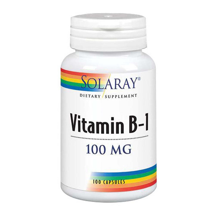 Solaray, Vitamin B-1, 100 mg, 100 Caps