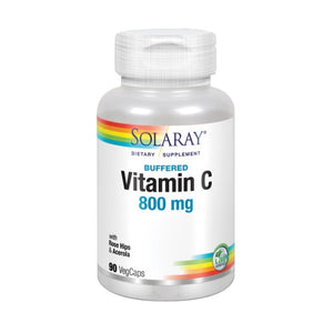 Solaray, Non-Acidic Vitamin C, 800 mg, 90 Caps