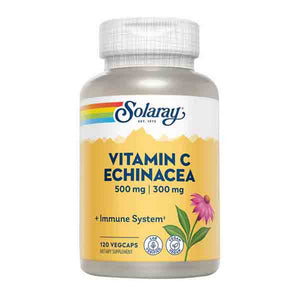 Solaray, Vitamin C With Echinacea, 120 Caps